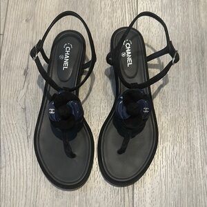 Chanel Black Sandals for Women